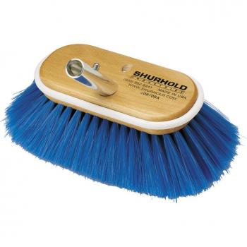Shurhold 970 6 Inch Deck Brush Extra Soft Blue Nylon