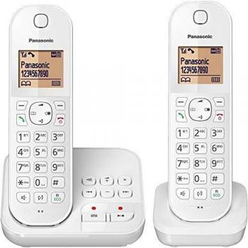 Teléfono Panasonic KX-TGC422 DECT con Identificador de llamadas en color Blanco