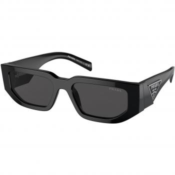 Prada PR 09ZSF Asian Fit 1AB5S0 Men's Black Sunglasses 55mm