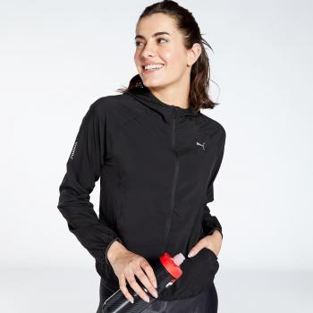 Chaqueta de running Puma Run Lightweight para mujer en color negro
