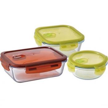 Set 3pc Hermético Borosilicato Safari - Benetton