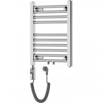 Radiador secatoallas eléctrico 300W cromo 50x40x3cm