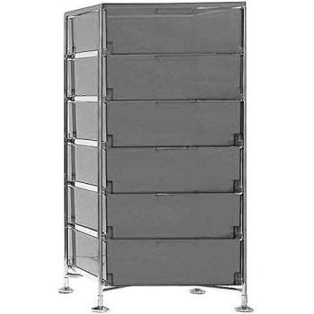 Kartell Mobil Contenedores, Acero, Negro, 49x101x112 cm