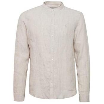 Casual Friday Anton CC 100% Linen Shirt for Men - Chateau Grey Melange