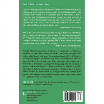 Success State: Political Theory of Taiwanese Democracy by Chih-Yu Shih - Lexington Books