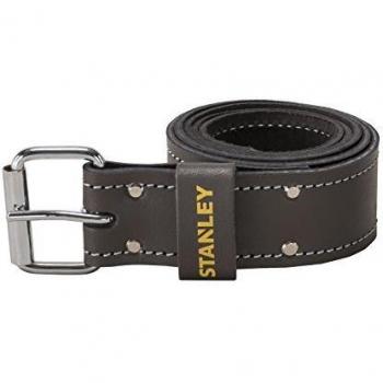 STANLEY Leather Tool Belt for Tool Holsters and Pouches, with Adjustable Roller Buckle, STST1-80119