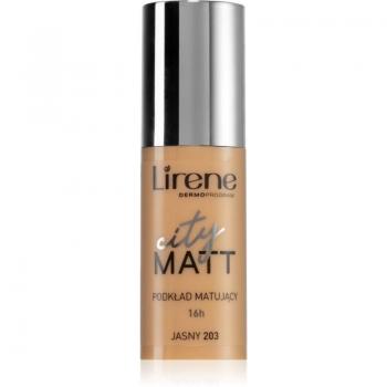 Lirene City Matt Mattifying Liquid Foundation with Smoothing Effect Shade 203 Light 30 ml