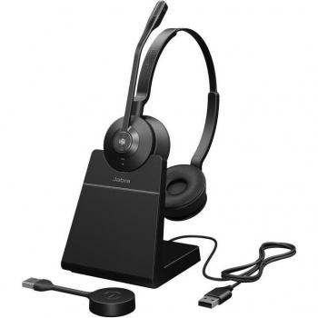 Jabra Engage 55 Auriculares Inalámbrico Diadema Oficina/Centro de llamadas Negro, Titanio