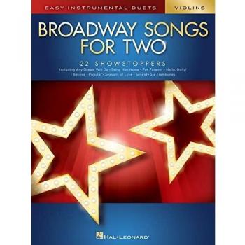 Broadway Songs For Two Violins: Easy Instrumental Duets