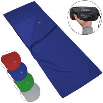 ALPIDEX Polialcotón Forro de la Bolsa de Dormir Pocket Paul Saco Sábana Interior para Saco de Dormir di, Color:Blue Night
