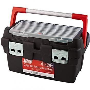 Tayg Caja de herramientas plástico aluminio n. 450-E, 450 x 285 x 250 mm