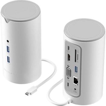 Vention TPHWC 12-en-1 USB Tipo-C Docking Station con 1x VGA, 1x HDMI, 3x USB-A, 1x USB-C PD, 1x USB-C Data, 1x