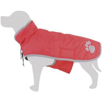 Impermeable rojo 7XL / 85 cm para perros