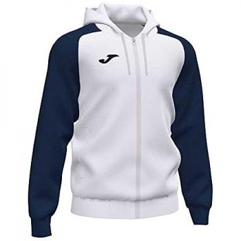 Chaqueta con capucha Joma Academy IV hombre/niño blanco marino