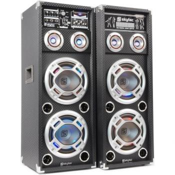 Skytec KA-28 - Kit bafle karaoke con luces