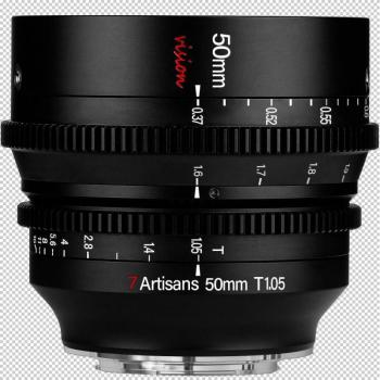 7artisans 50mm T1.05 Cine Lens for Sony E (APS-C/DX) - Black