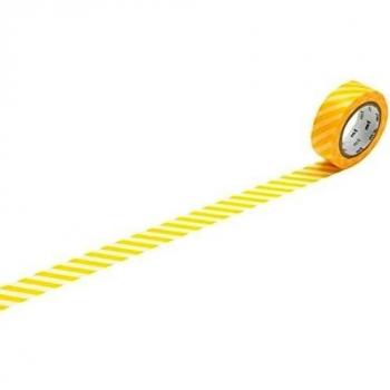 MT Washi raya Masking Tape Rollo - Amarillo