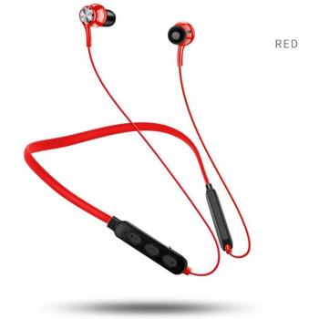 Auriculares Inalámbricos HIFI Bluetooth 4.2 Deportivos con Subwoofer Estéreo y Cuello Colgante Magnético de Metal