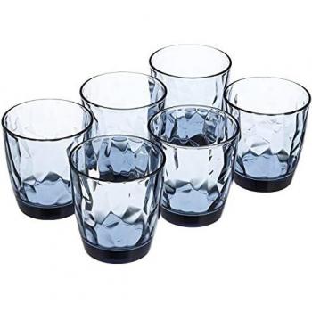 Vaso Diamond Tensionado Azul 30 cl