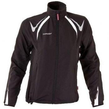 Twentyfour Lauf und Trainingsjacke Motion leichte - Chaqueta de running para mujer, color negro, talla 44