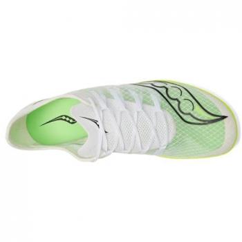 Saucony Zapatillas De Clavos Terminal VT Blanco Verde Lima 44