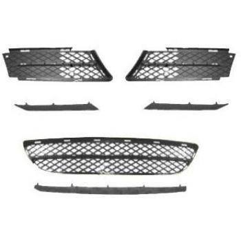 Rejilla de Ventilación para Parachoques VAN WEZEL 0657599 con Orificios para Baguette Decorativa BMW 3 Berline y 3 Touring