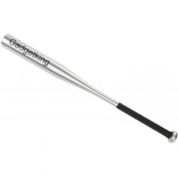 gadgetking bate de béisbol aluminio ligero sófbol para jóvenes adultos Metal acero plata