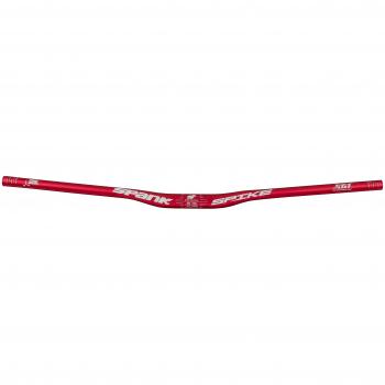 Spank Spike 800 Race Bar, XGT, 31.8 mm, Shot Peen Brazo, Unisex, Spike 800 Race Bar, XGT, 31.8 mm, shotpeen, Rojo, 30 mm