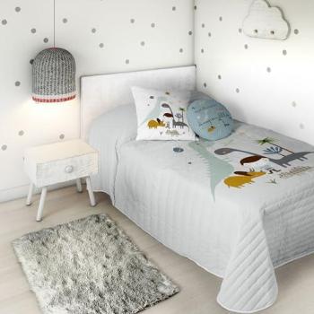 Colcha Bouti Reversible Dinos Cama 90 - Haciendo el Indio