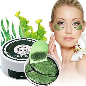 Máscara para los ojos, Parches para los ojos, Ojos Parches, Contorno de Ojos Antiarrugas, Anti edad para ojeras,bolsas,patas de gallo e hinchazón, 30 pares