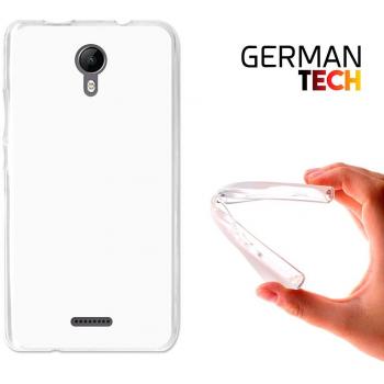 German Tech® - Funda Gel Flexible para Wiko Jerry 2, Carcasa TPU fabricada con la mejor Silicona, protege y se adapta a la perfección a tu Smartphone y con nuestro exclusivo diseño. Transparente Mate