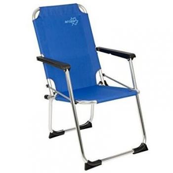 Silla de Camping para Niños Bo-Camp Copa Rio con Seguridad Safety-Lock Color Océano