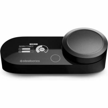 SteelSeries GameDAC Gen 2 Amplificador de Audio de Alta Resolución con DAC de alta fidelidad, soporte para audio en alta resolución hasta 96 kHz/24 bits, compatibilidad con auriculares analógicos, control de volumen digital y