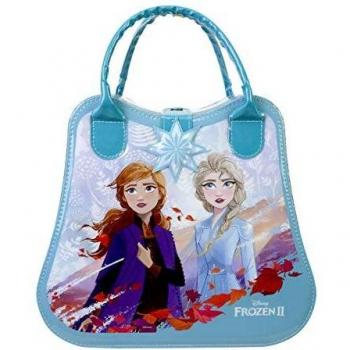 Disney Princess Frozen II Wonderland Weekender - Neceser Frozen II, Set de Maquillaje para Niñas - Maquillaje Frozen - Selección de Productos Seguros en un Maletín de Maquillaje Multicolor