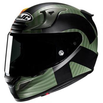 Casco Integral HJC RPHA 12 Ottin Negro Verde Naranja Talla XS