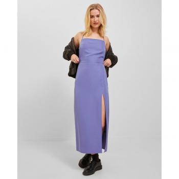Vestido midi satinado tirantes finos cruzados en espalda Jack & Jones