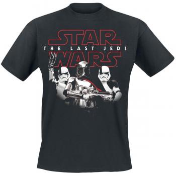 Star Wars T Shirt The Last Jedi Stormtroopers nuevo Oficial de los hombres negro