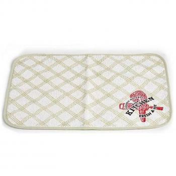 Mantel Individual Kitchen Blanco Verde 33 x 0,3 x 48 cm