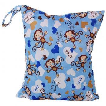 JUNGEN Bolso del pañal Bolso de la Cremallera Impermeable Bolsas de mamá Bolsa del bebé Azul