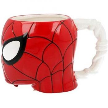 TAZA CERAMICA 3D 410 ML | CABEZA SPIDERMAN