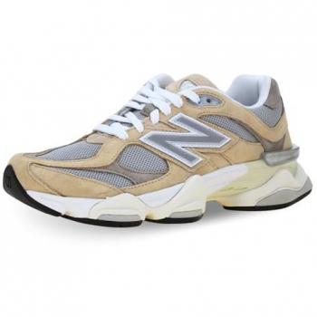 New Balance 9060 Unisex Sneakers - Beige/Grey/Brown - Size 7 D