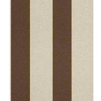 Rasch A.S. Création 700251 - Papel pintado, diseño de rayas, color gris y blanco