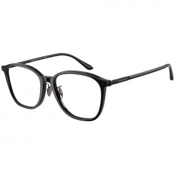 Giorgio Armani AR7236F Asian Fit 5001 Men's Eyeglasses Black Size 53 - Frame Only - Blue Light Block Available
