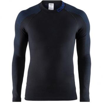 Craft Warm Intensity Camiseta Interior de Cuello Redondo – Camiseta de Running para Hombre, Hombre, Color Negro, tamaño FR: S