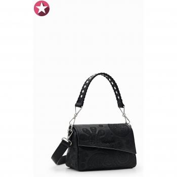 Bolso de mano Desigual bordado con tachuelas
