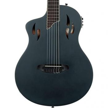 Ortega Tour Player Left-Handed Electro-Acoustic Classical Guitar - Satin Black Finish