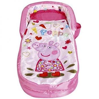 Peppa Pig - Mi primera ReadyBed - Cama hinchable y saco de dormir infantil dos en uno
