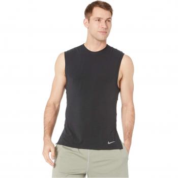 Nike M M Nk Dry Tank Transcend Camiseta, Hombre, Black/Dark Grey, L
