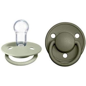 BIBS De Lux Chupete Silicona Sage/Hunter Green 0-36 meses Pack de 2