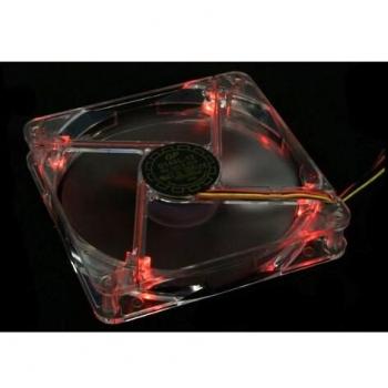 Yate Loon - Case Fan - 140 mm - 46 CFM - 25 dB - D14SL-12 - Red LED